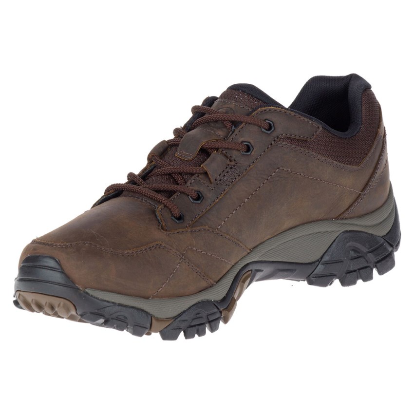 Basket Merrell Moab Adventure Lace Marron Foncé Homme | R.U.QOZI